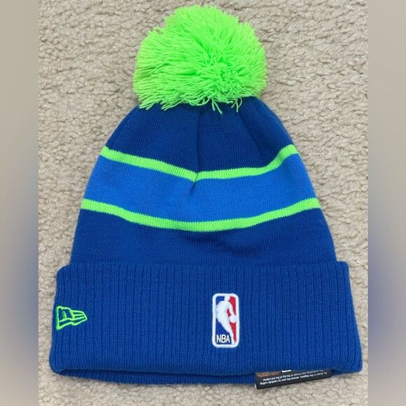 NWT New Era 2023-24 City Edition Milwaukee Bucks Knit Hat Adults One Size - Picture 2 of 6